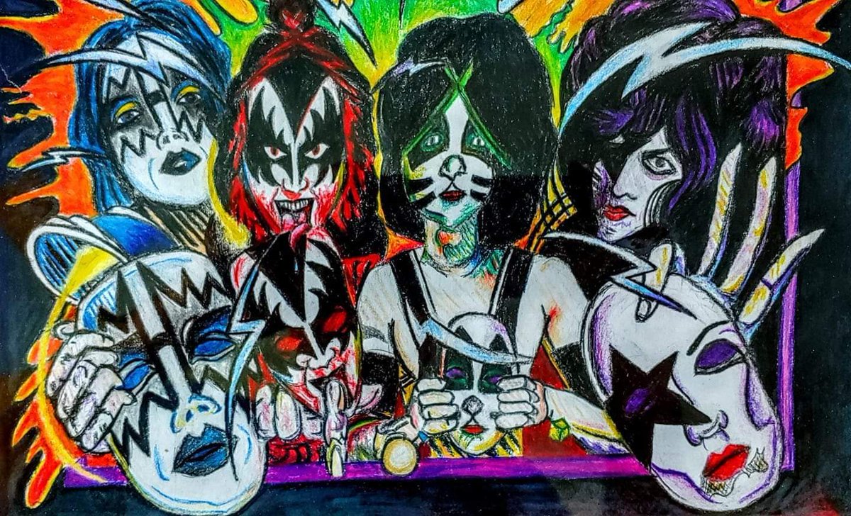 KISS on Twitter "KISS Fan Art! Thanks to Sara Halvorsen for sharing