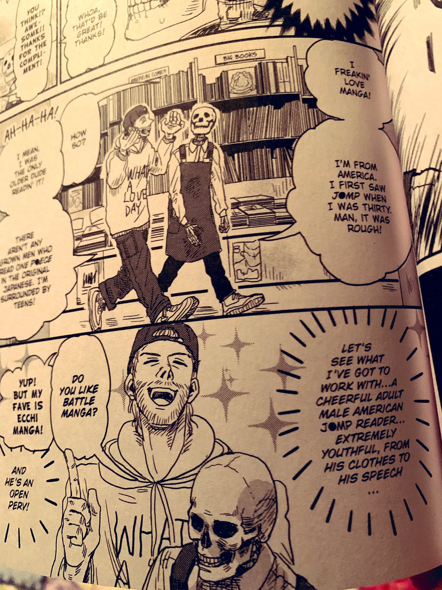 Deb Aoki On Twitter I Knew I D Love The Skull Faced Bookseller Honda San Manga Fr Yenpress But I Didnt Realize How Much I D Relate To It Https T Co Awesckym8y