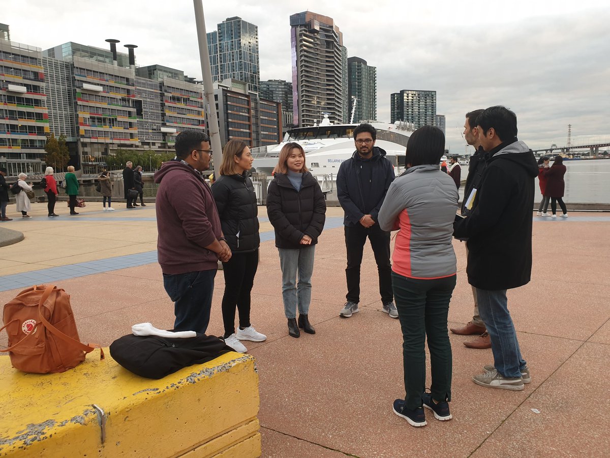 sdgsopenspace's tweet photo. Congratulations to the team of #Practera students who went on the #SDGs journey with us, learnt more about sustainable development, and developed some ideas on how #SDGsOpenSpace can evolve. And rain or shine - we are outside! @clintonjlmoore @GlobalGoalsUN @YesEM19 https://t.co/j7zn53ggH1