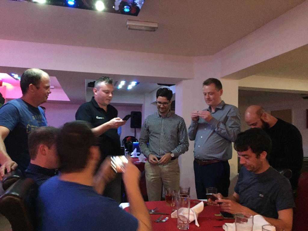 Last night saw Tablers from <a href="/chelmsfordrt/">Chelmsford Round Table</a> <a href="/WithamRT/">Witham Round Table</a> <a href="/colchestercolne/">Colchester Colne RT</a> and <a href="/HoddesdonRound/">HoddesdonRoundTable</a> come together for a curry and the induction of 3 new Tablers. #DoMore #TuesdayNightFun #Essex