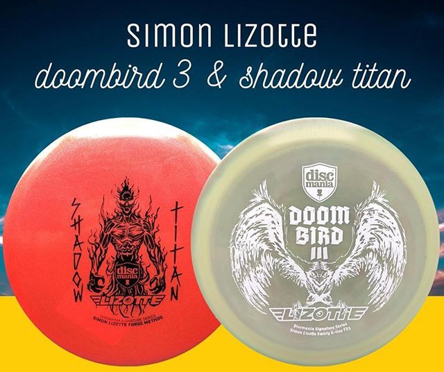 The beautiful Simon Lizotte Doom bird 3 and Shadow Titan Forge Method are now available for pre-sale. Orders placed before 12pm today will ship for delivery tomorrow.

ift.tt/2Myqnge

#Discgolf #Discmania #SimonLizotte #Doombird3 #ShadowTitan ift.tt/2yrzhnK