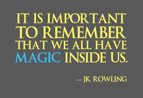 Happy Wednesday! Just a friendly reminder from JK Rowling of Harry Potter fame on her birthday. 