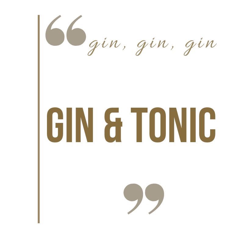 Attitude, Discipline and GIN &amp; TONIC will get you through this week.
#week #Joburg