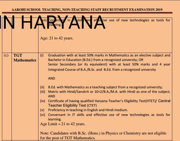 RAHULBI65617159's tweet image. @PMOIndia ऐसा नियम किसी भी राज्य या देश में नहीं है। @HRDMinistry @DrRPNishank जी आप तो #oneNATIONoneRULE के पक्षधर तो ऐसा अन्याय क्यों,सर nvs form last date  चली जाएगी,मेरी grievance अभी under process है।मैं matter व राज्यों काTGT MATH eligibility notification attach कर रहा हूँ।