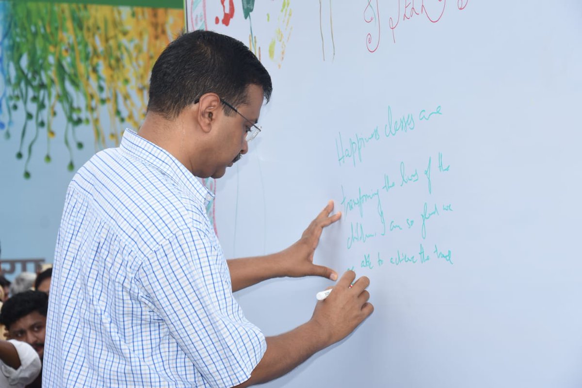 Aap On Twitter Happiness Classes Are Transforming The Lives Of Images, Photos, Reviews