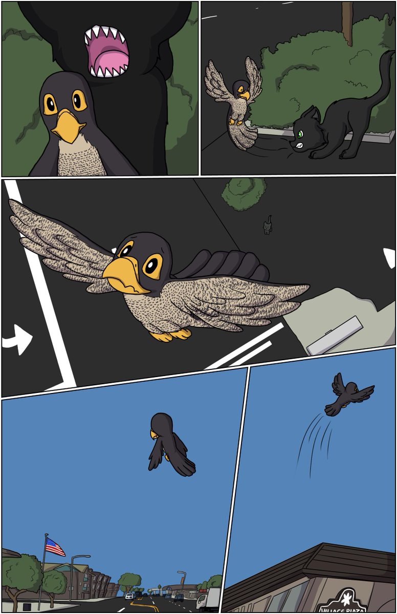stelladente's tweet photo. Over the course of about a month, I made a four-page comic for @littlefishCBS! As part of an ongoing collaboration with Cabrillo National Monument, we're using comics to explain why Conservation is important. Enjoy! #art #comics #birdhell https://t.co/DfvqXXZon6