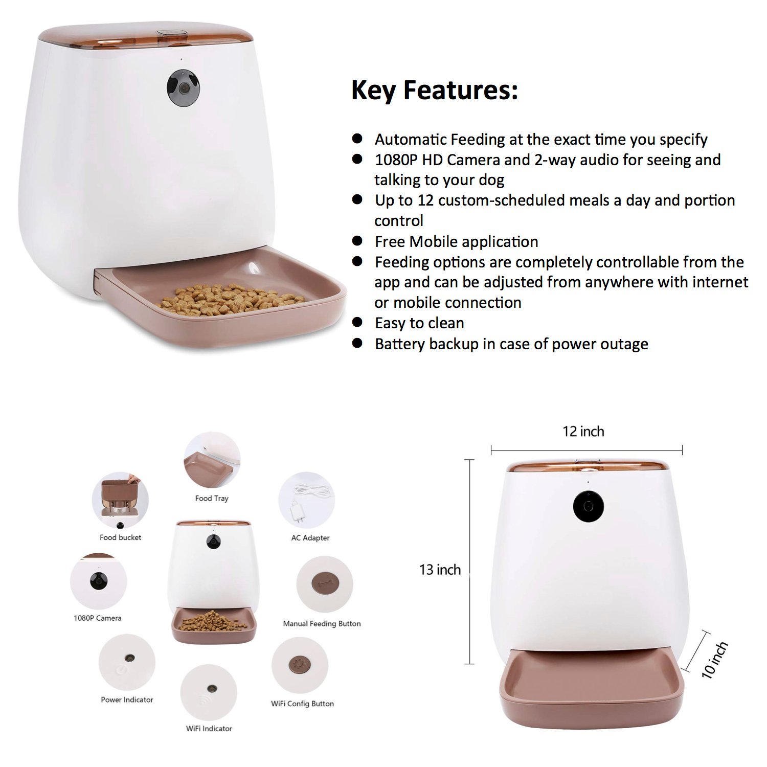 Houzetek shop pet feeder