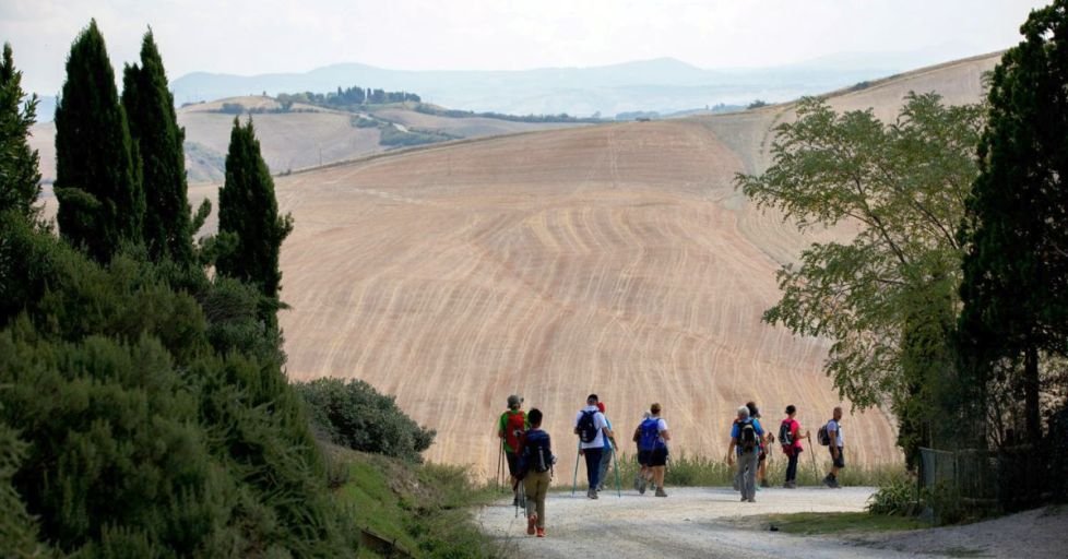 regionetoscana's tweet photo. #CamminidiToscana
Un #cammino che prende l'anima attraverso #paesaggi unici. La #ViaLauretana è un'antica strada etrusco-romana che, attraversando le dolci colline delle #CreteSenesi e della #ValdiChiana, collegava #Cortona a #Montepulciano e #Siena https://t.co/wBuc8c5FnZ