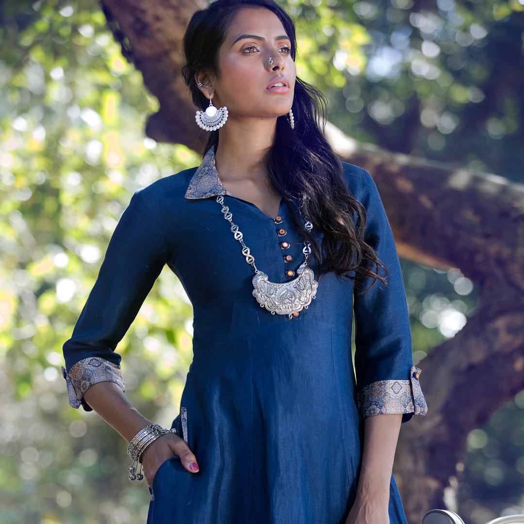"Clothes not only make the woman, they also shape the woman!"

#jashn #ss19 #fashion #glamour #trendy #indianethnicwear #indianfashion #ethnic #inspiration #Motifs #rustic #purefabric #love #indianwomen #bollywoodfashion #bollywood #style #Blue #Gold #Kurtilove #Kurti