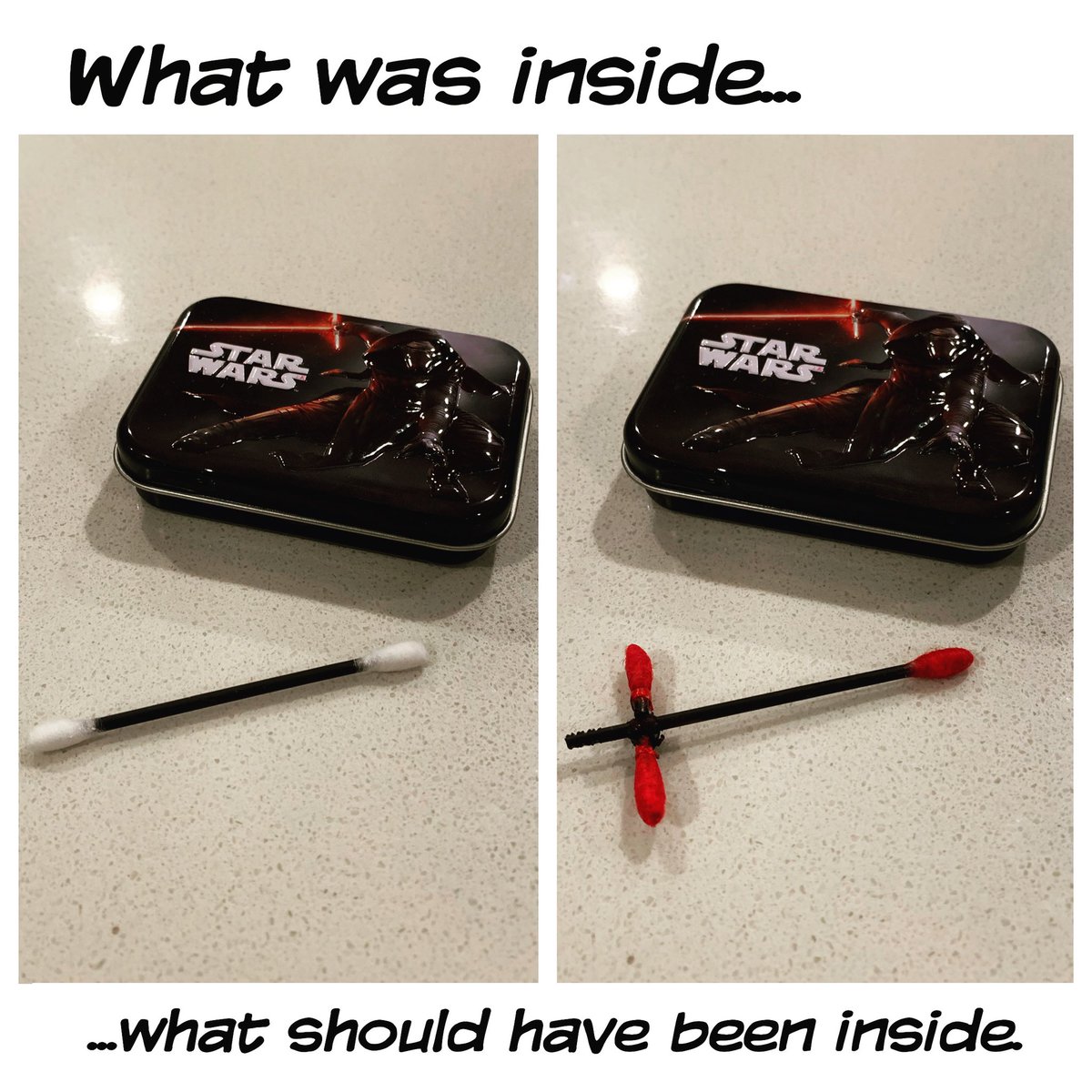 john4178's tweet image. #lightsaber cotton swab