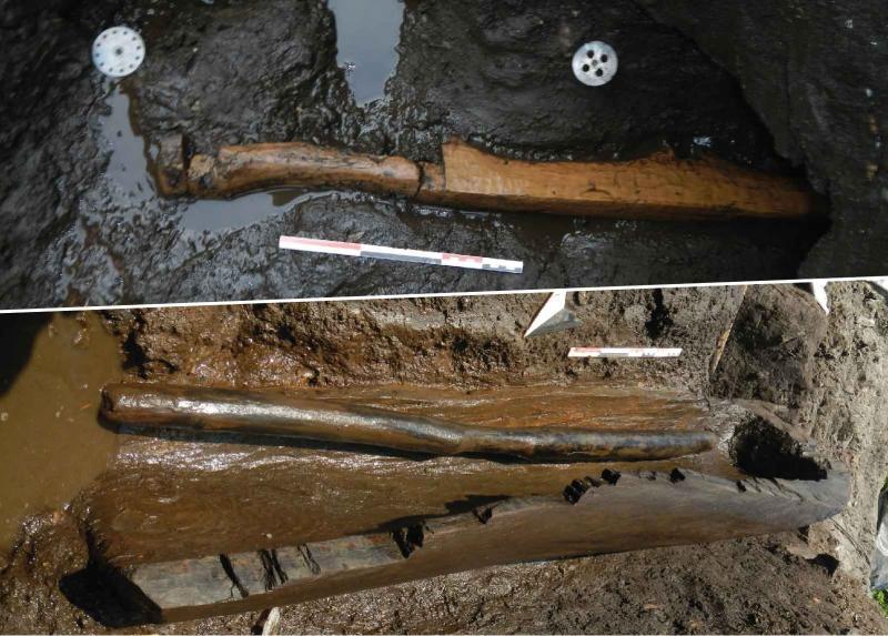 elenapercivaldi's tweet image. #SCOPERTE / A Lavagnone (Bs) riemergono una #piroga e un giogo preistorici: il ritrovamento è degli archeologi della Statale di #Milano
#archeologia #UniMilano #palafitte percevalasnotizie.wordpress.com/2019/07/31/sco…