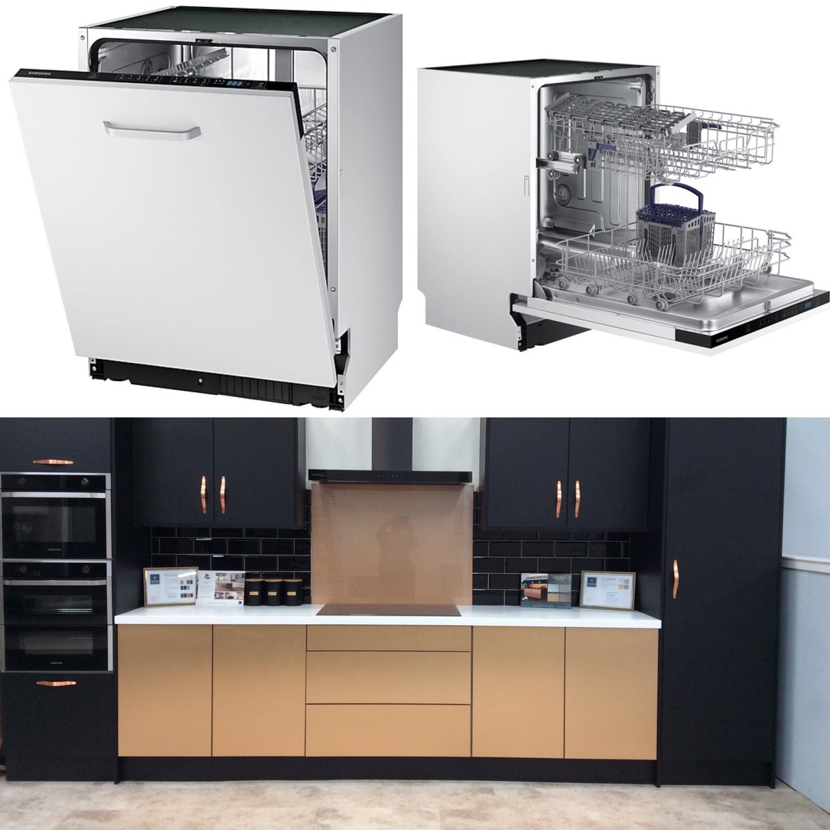WeighbridgeKbb's tweet photo. One of our ☀️Summer ☀️offers. ✨FREE✨Samsung intergrated dishwasher RRP £450 with all kitchen purchases over £2000. #weighbridgekbb #ShopLeominsterHR6 #shoppinginleominster #shoplocal #kitchendesign #samsung https://t.co/FPaenx2gSZ