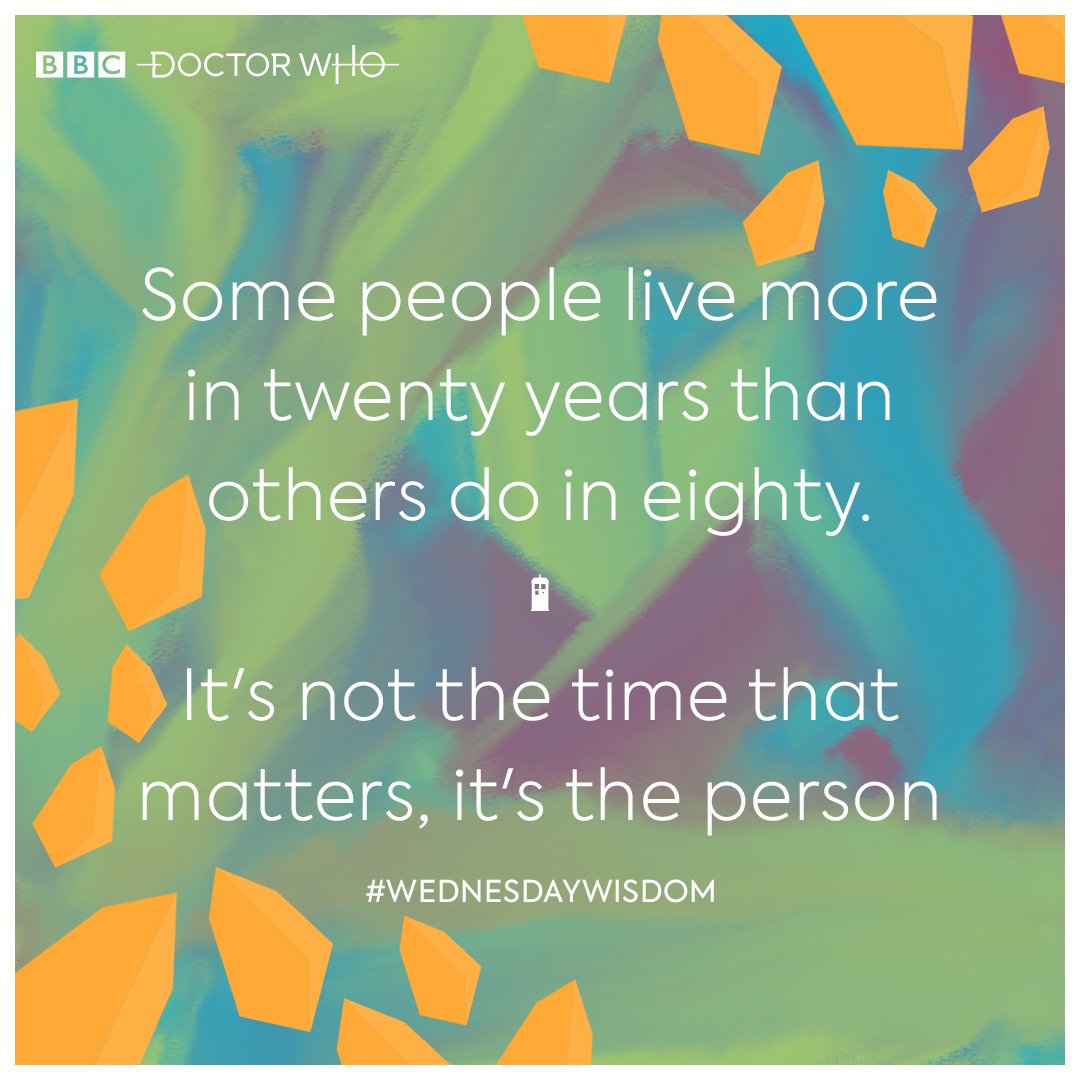 bbcdoctorwho's tweet photo. #WednesdayWisdom from the Tenth Doctor... but can you name the episode? 🤔 #DoctorWho https://t.co/RP3eOIvAYM