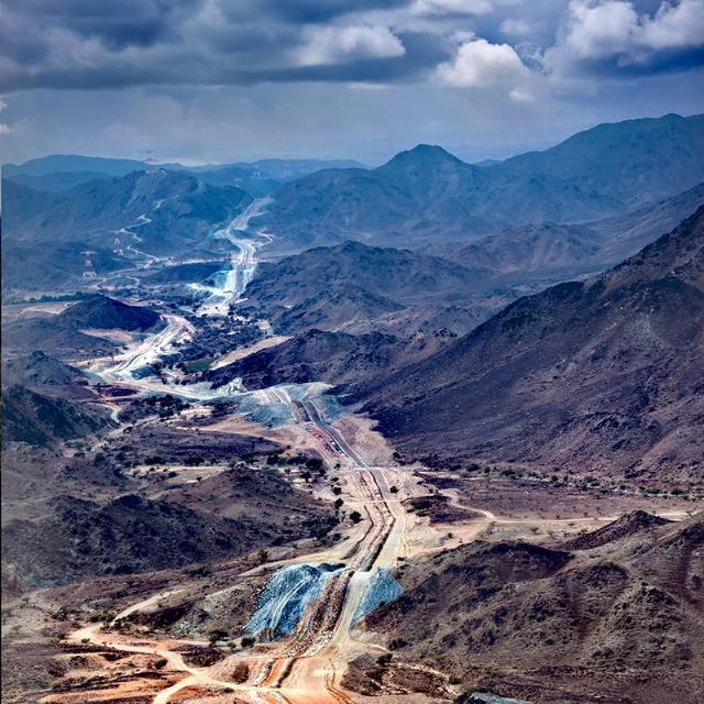 طريق وادي الجزي في السبعينات.اللي يربط صحار مع البريمي.