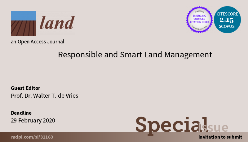 Land_MDPI's tweet image. Special Issue Open for Submission: Responsible and Smart Land Management
mdpi.com/journal/land/s…
#ResponsibleLandManagement
#SmartLandManagement