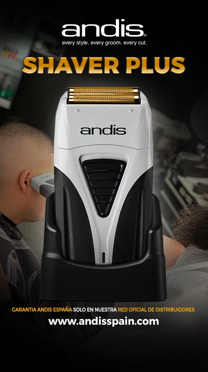 Andis_Spain's tweet photo. SHAVER PLUS ANDIS https://t.co/fMvfBbEsSU