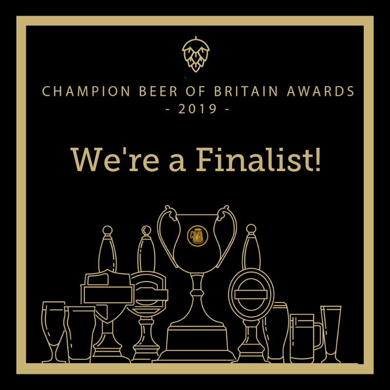Well with just one week to go until the #GBBF we are over the moon to let you all know that we have a Champion Beer of Britain #CBOB contender this year and it's on its way to London today! We'll be heading down ourselves next Wednesday to see who wins!