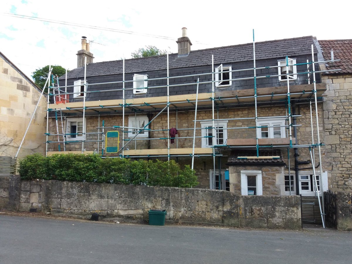 Here is another property that we have carried out external repairs and decorations to, this time it's in the beautiful city of Bath. #External #DecS #Scaffolding #Bath #SheptonMallet #FreeQuote #3SL