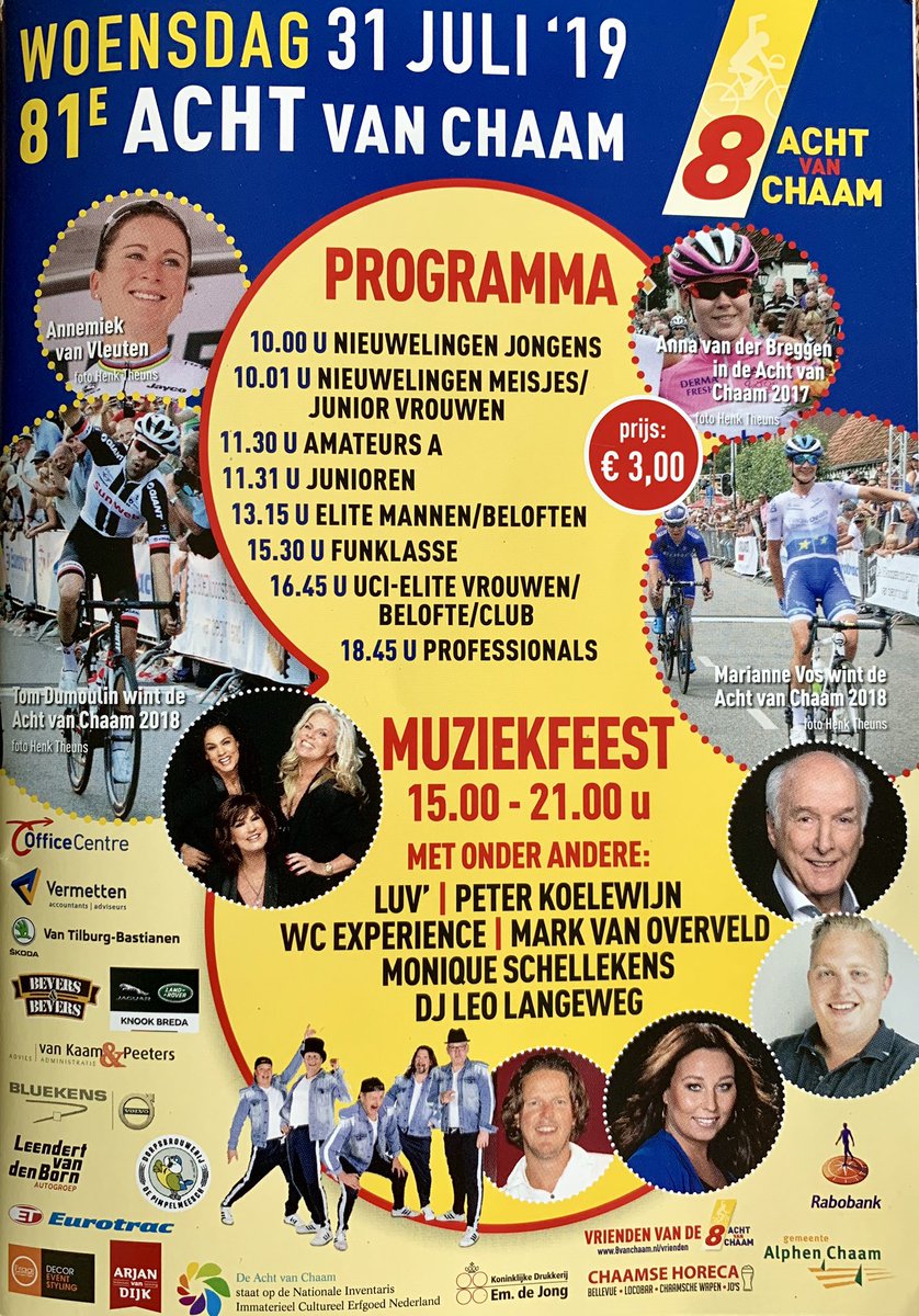 Doorzicht's tweet photo. Het programma van De 8 is begonnen! Vanaf 16.45 “ondersteunt” Doorzicht de wielerronde  met de volgauto en zal een aantal toeschouwers DOOR een ander ZICHT de ronde laten beleven. Succes dames en heren renners! Enjoy iedereen van deze 81e “Acht”. https://t.co/094AejvJSt