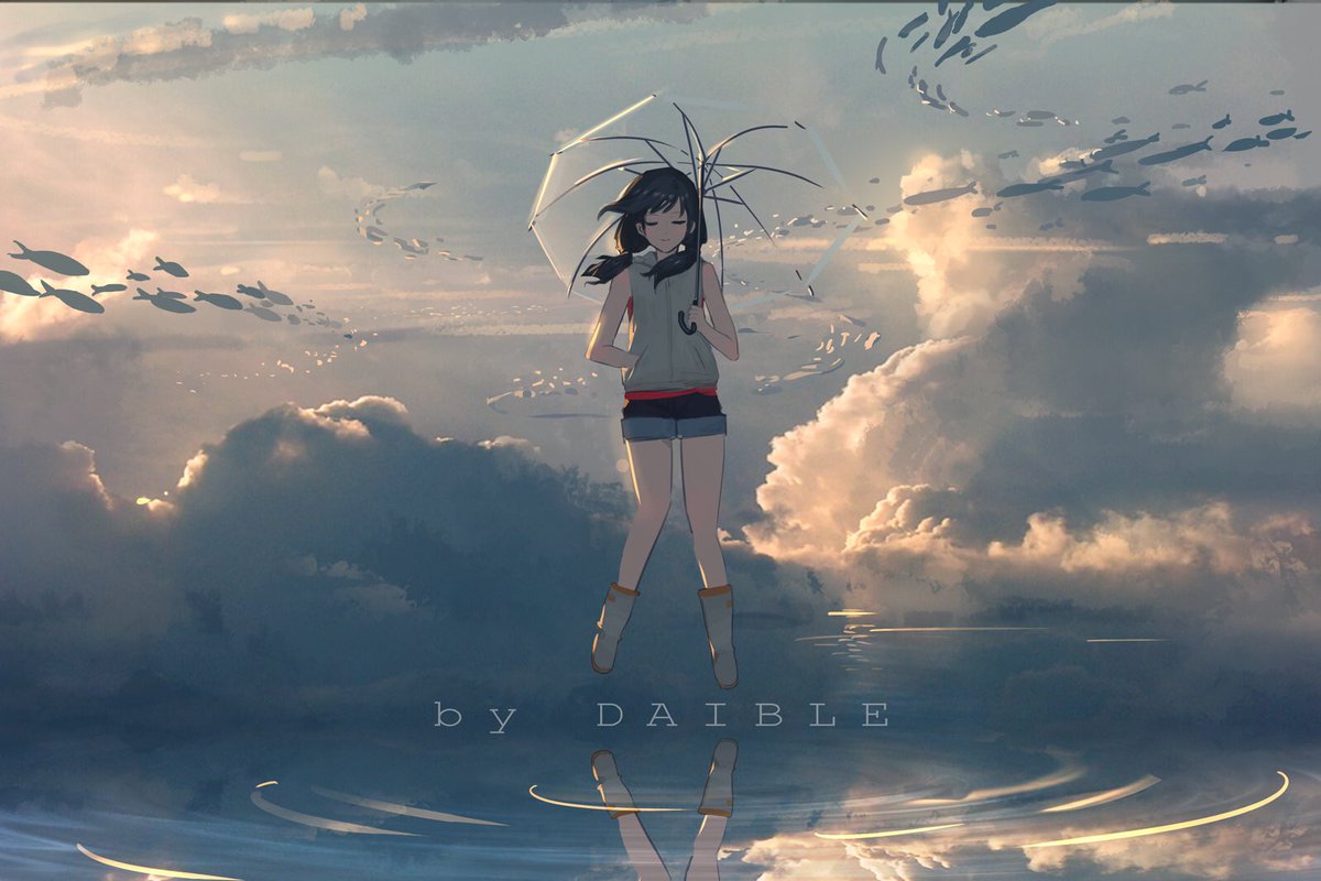 暑いデス 涼しくなれ 涼しくなれ 天気の子 映画の背景 益々凄くなってる Daibleのイラスト 暑いデス 涼しくなれ 涼しくなれ 天気の子 映画の背景 益々凄くなってる Daibleのイラスト