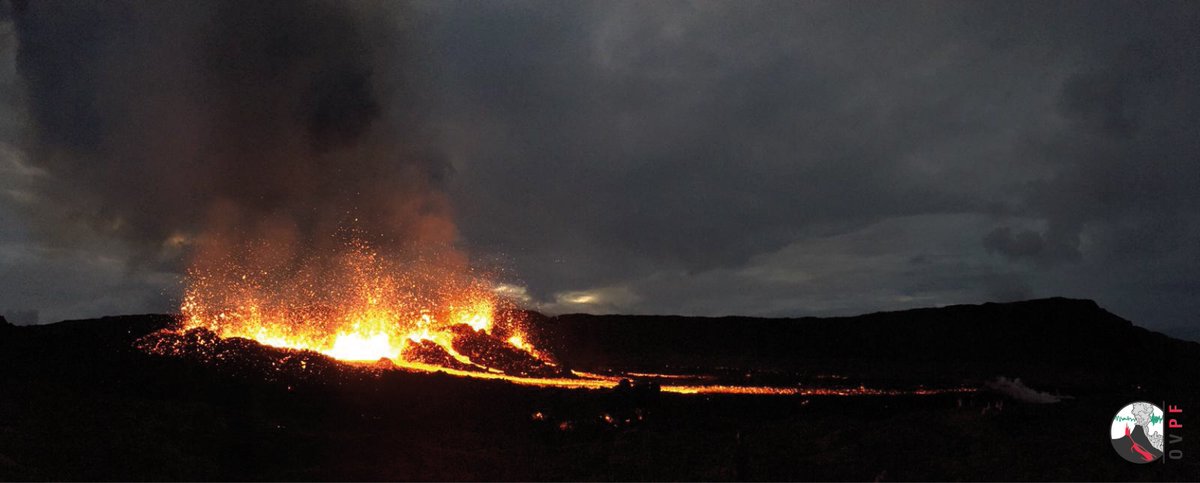 Retour en images sur l'éruption du 29-30 juillet au #PitondelaFournaise avec les photos prises par les équipes de l'OVPF/IPGP.