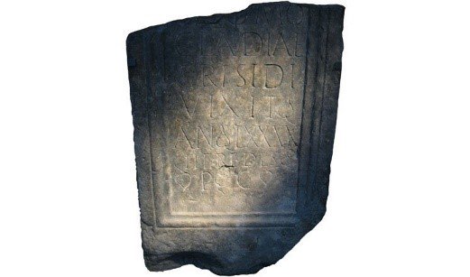 From the glory days of Roman Lincoln, the tombstone of Claudia Crysis - the oldest woman recorded from the whole of Roman Britain. She died, aged 90, in the 2nd Century AD.
