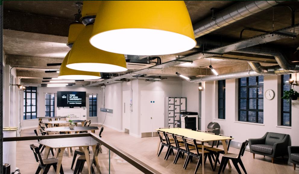 From our blog: check out this stunning use of WISA Multiwall, the sustainable polypropylene laminate Birch Plywood supplied by <a href="/ATPjameslatham/">James Latham ATP</a>, to create furniture at York St John University's London campus 

buff.ly/2LJoTQQ 

#WISAmultiwall #education #furnituremaker