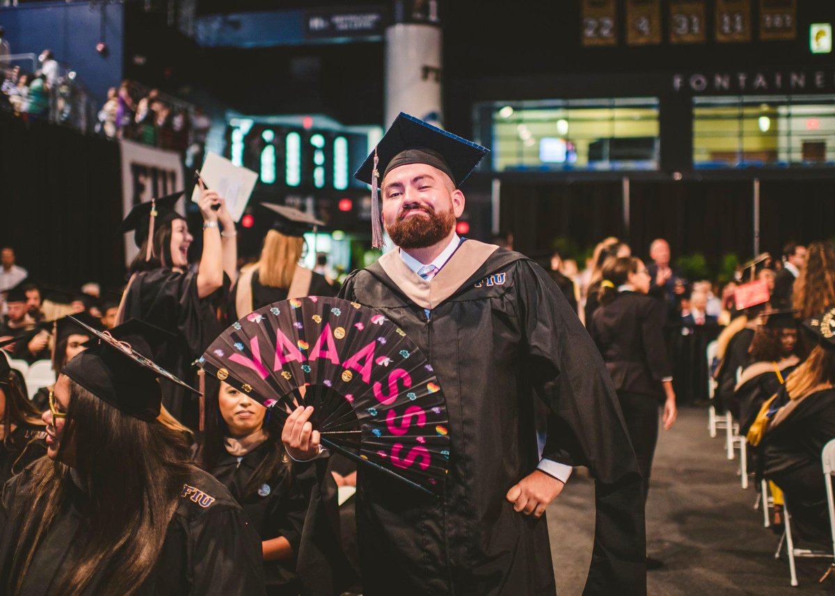 FIUBusiness's tweet photo. Congratulations to our 2019 summer graduates. You are now an official #FIUgrad. 🎓

Want to see more FIU Business commencement photos? Go check them out on our facebook page!

#FIUBusiness https://t.co/08KGVxxFz3
