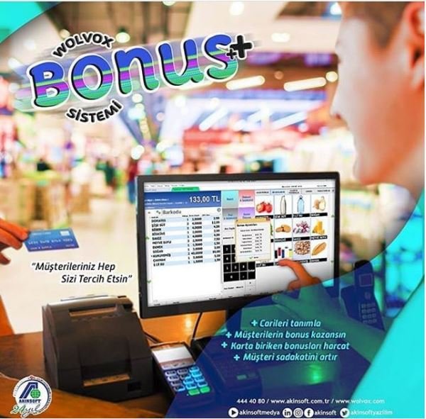 Wolvox Bonus Sistemi ile Müşterilerinizin Tek Tercihi Siz Olun!
Detaylı bilgi: 0545 728 24 44
#wolvox #yazilim #bonus #customer #müşteri #software#eticaret #hızlısatış #mobilsatış #insankaynakları #mrp#marketyönetimi #muhasebe #crm #akinsoft