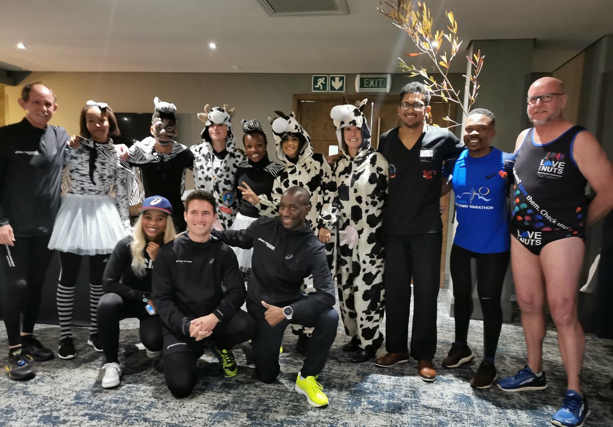 Charities ready to show GEES at this year's <a href="/CTMarathon/">Cape Town Marathon</a> on 15th September! #50daystogo #run4change  <a href="/Endurocad/">Endurocad</a> <a href="/UCTSurgSoc/">UCT Surgical Society</a> <a href="/LoveYourNuts/">Love Your Nuts Foundation</a> @ <a href="/CarolinePule/">Dr Caroline Pule, MScMedSc, PhD</a> <a href="/TownshipFarmers/">TownshipFarmers</a> <a href="/asicsfansrunner/">asicsfansrunners</a>