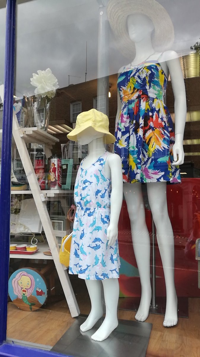 Summer ready in Highgate #WindowWednesday #shoplocal #crukhighgate #shoppingsaveslifes