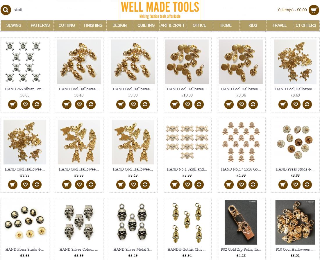 WellMadeTools's tweet image. Need some #skulls for #Halloween? We've got em :-)

bit.ly/2GAqzYI
wellmadetools.co.uk

#jewellery #accessories #pendants #studs #rings #Goth #gold #silver