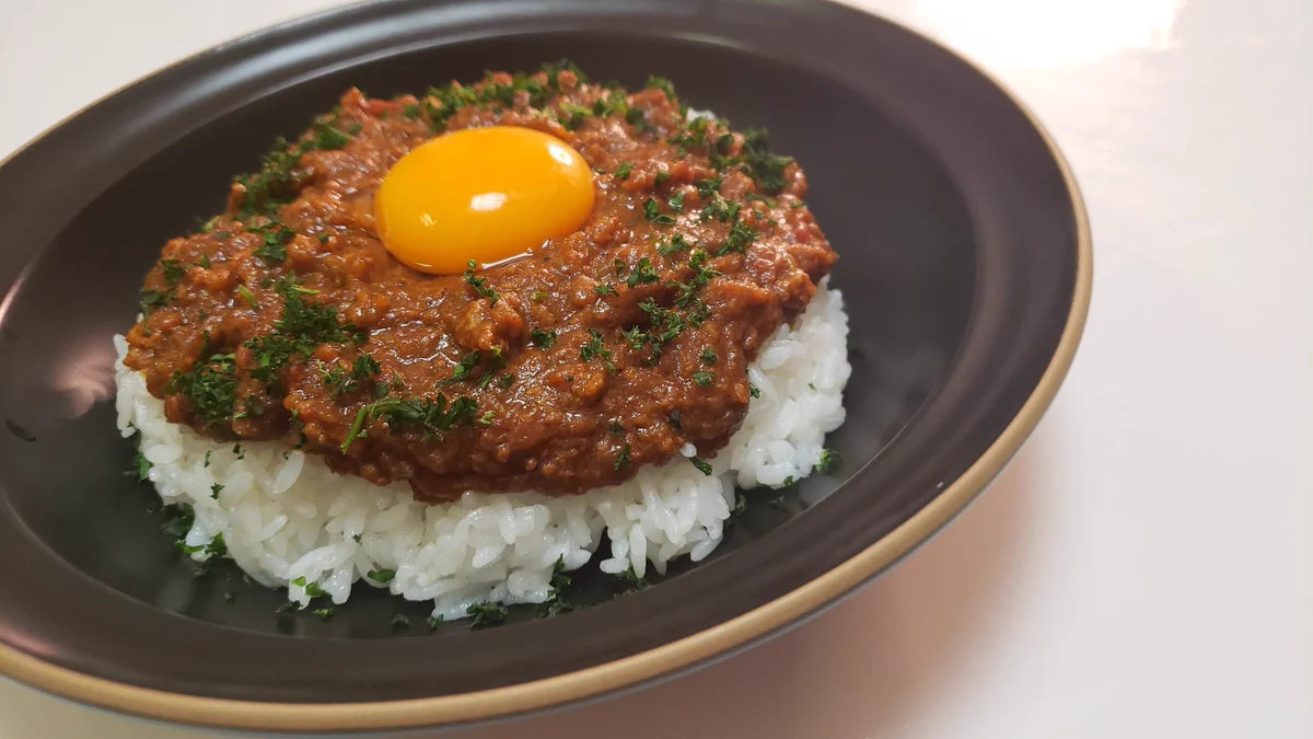 レンジで作れる無水キーマカレーが美味しそうすぎる！！