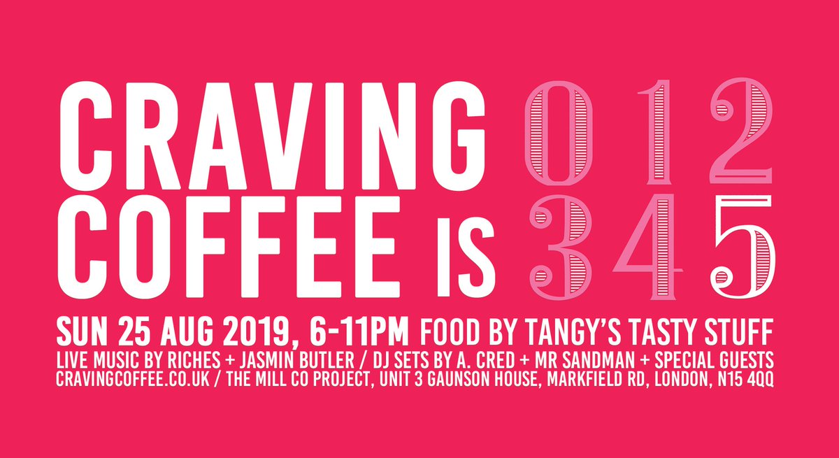We're having a little PARTY for our FIFTH bday!!! 🎉🎉

And you're ALL invited!

📅 Sun 25th AUG, 6-11pm
😋 Food by <a href="/tangystastys/">Sophie Tang</a> 
🍻 Drink specials all night!
🎸 Live sets by Riches + Jasmin Butler
🎛️ DJ sets by <a href="/AAcred/">Andy Acred</a>  + <a href="/mrsandman36/">Bartek Jankowski</a> 
🤗 FREE ENTRY
facebook.com/events/3717997…