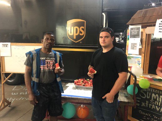 Pictured below is Watermelon Wednesday on The Stratford Preload! #watermelonwednesday #NEDPRIMETIME