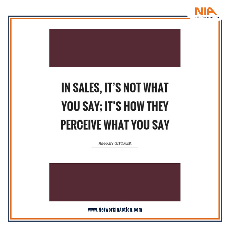 mooser09's tweet photo. "In sales, it's not what you say; it's how they perceive what you say."--Jeffrey Gitomer
#BusinessNetworking #NetworkInAction #HoustonProfessionals #BusinessOwners #NIAHouston https://t.co/BjOicm0N8c
