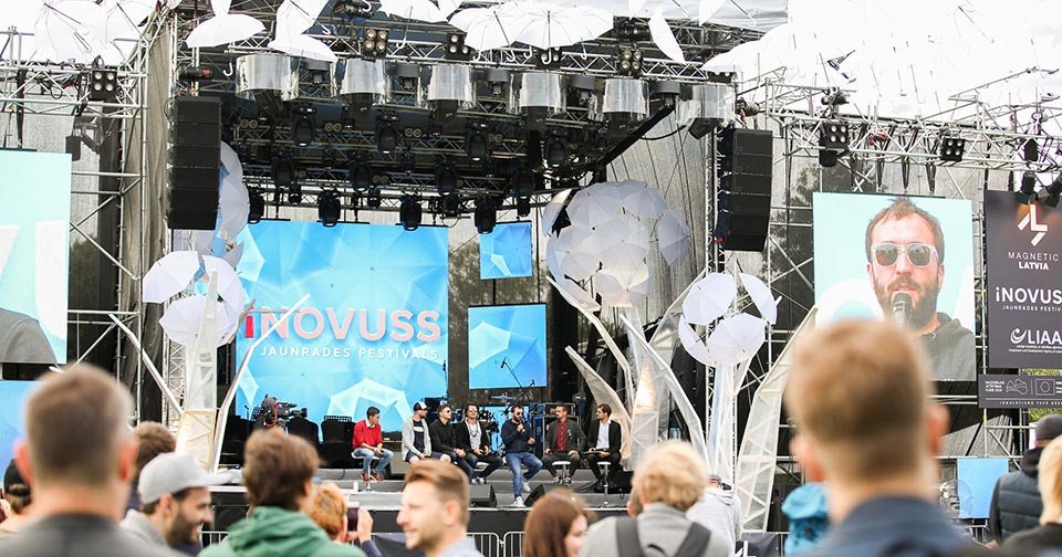 LIAALatvija's tweet photo. Izziņojam festivāla #iNOVUSS trīs dienu programmu!
17 valstu eksperti uz 7 skatuvēm vairāk nekā 50 pasākumos!
➡️https://t.co/WpkSn9ChkF https://t.co/5UxOKsUrfT
