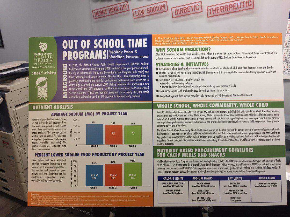 working with the city of Indianapolis and the Marion County Health Department to provide healthy meals for children #Indianapolis #nutrition