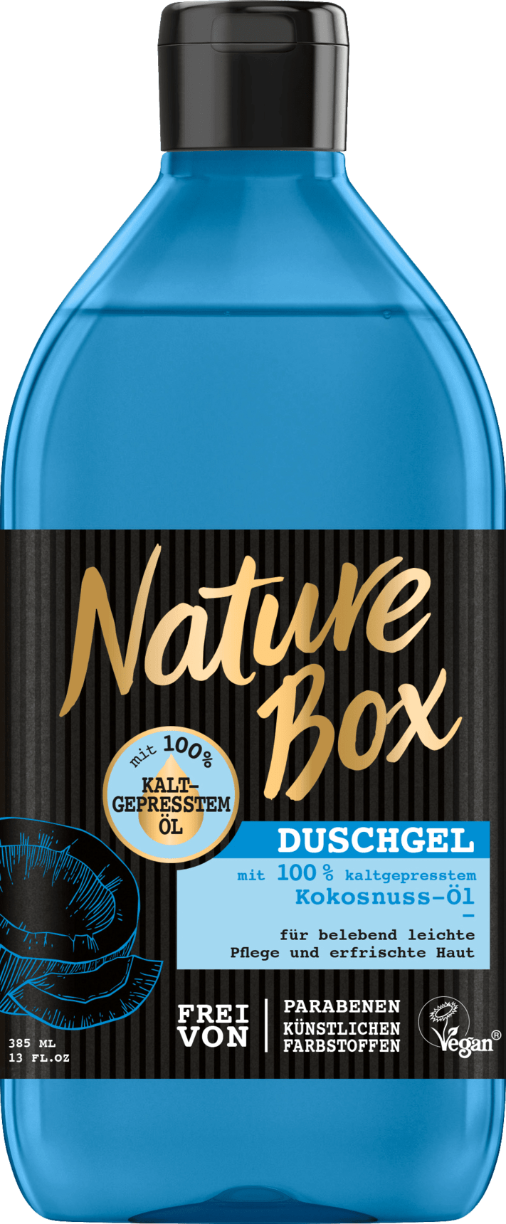 blotte Fortælle Logisk Nature Box Shower Gel Coconut Oil 385ml - Vegan - Body Care from Germany |  eBay