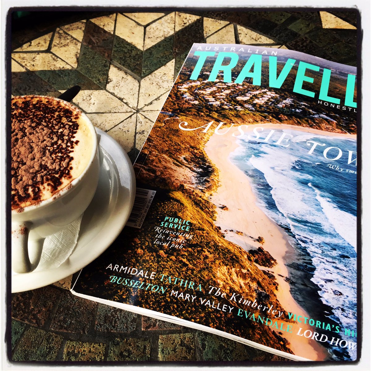 edge_tedgey's tweet photo. Happy to come home and find this little beauty in the letterbox...Thankyou @austtraveller #australiatravellermag #australia #visitaustralia @Australia https://t.co/xITKu80Kud