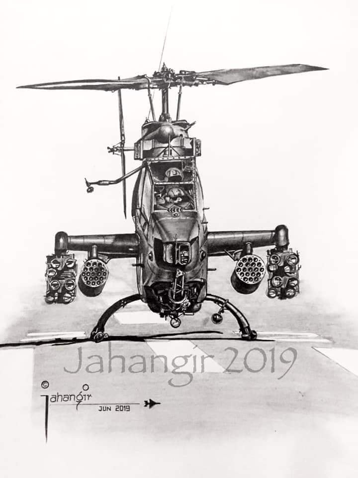 Learn How to Draw a Military Helicopter (Military) Step by Step : Drawing  Tutorials