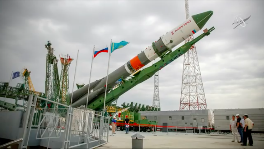 genejm29's tweet photo. #Roscosmos #73Progress Some images via NASATV and Roscosmos of the launch vehicle being set up on Site 31, so far go on all sources for an 8:10 AM EDT launch today (7/31/19) https://t.co/KvPwCKDTFn