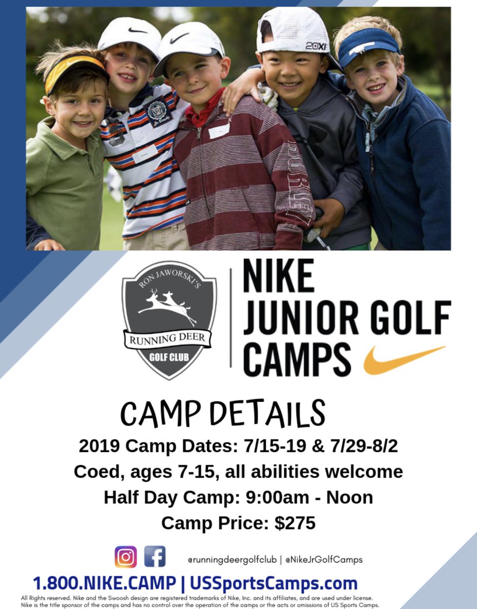 nike golf camps 2019