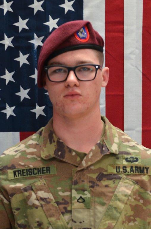 82ndABNDiv's tweet photo. We are saddened to announce the death of SPC Michael Nance and PFC Brandon Kreischer of @PantherBrigade. They were both killed in Afghanistan on July 29, 2019. The bond between All American Paratroopers is eternal, and we will forever remember our brave Fallen Paratroopers. https://t.co/d4YtS01wsL