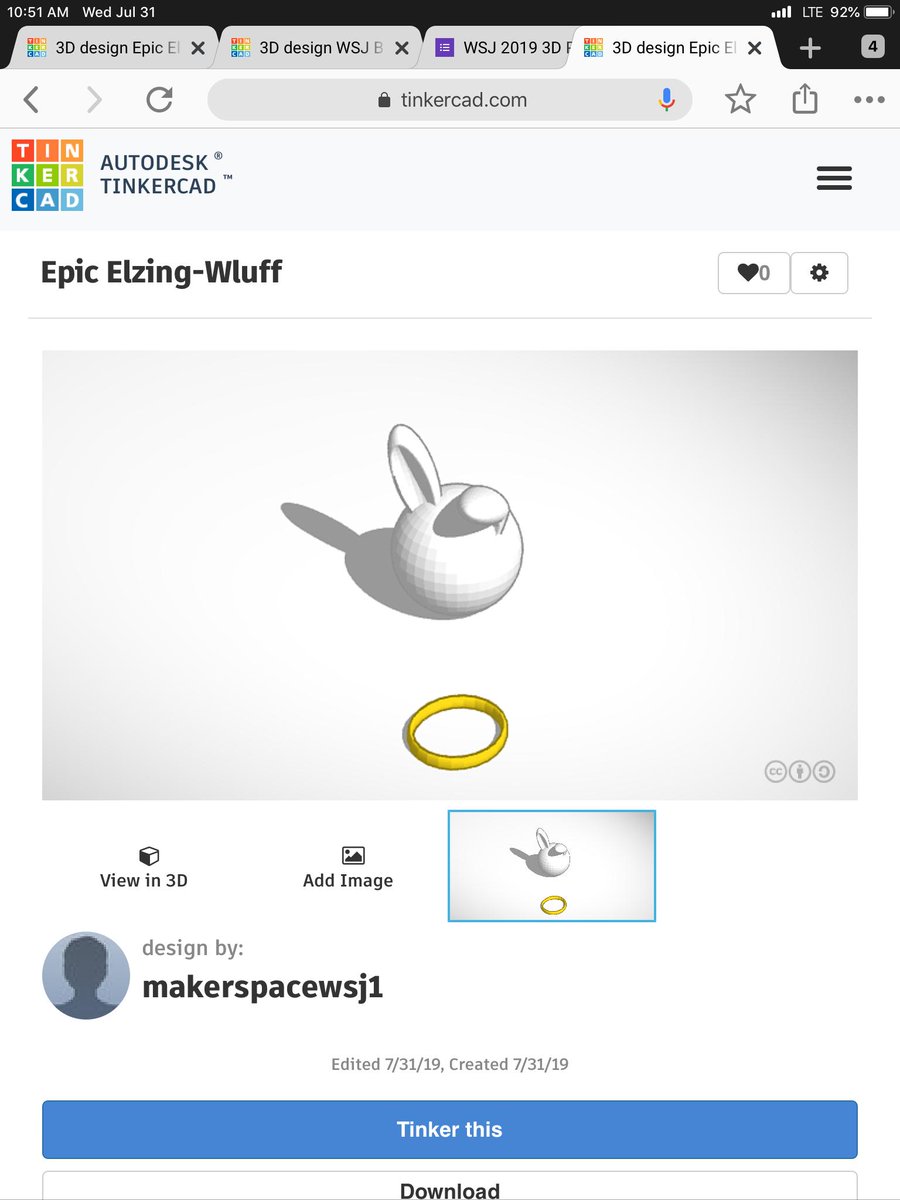 MakerWsj's tweet photo. Team Autokauppa just submitted a 3D design at Maker Space - like it if you think we should print it! #ScoutJamboree @2019_wsj @worldscouting @BechtelSummit https://t.co/EkryNvbhU8