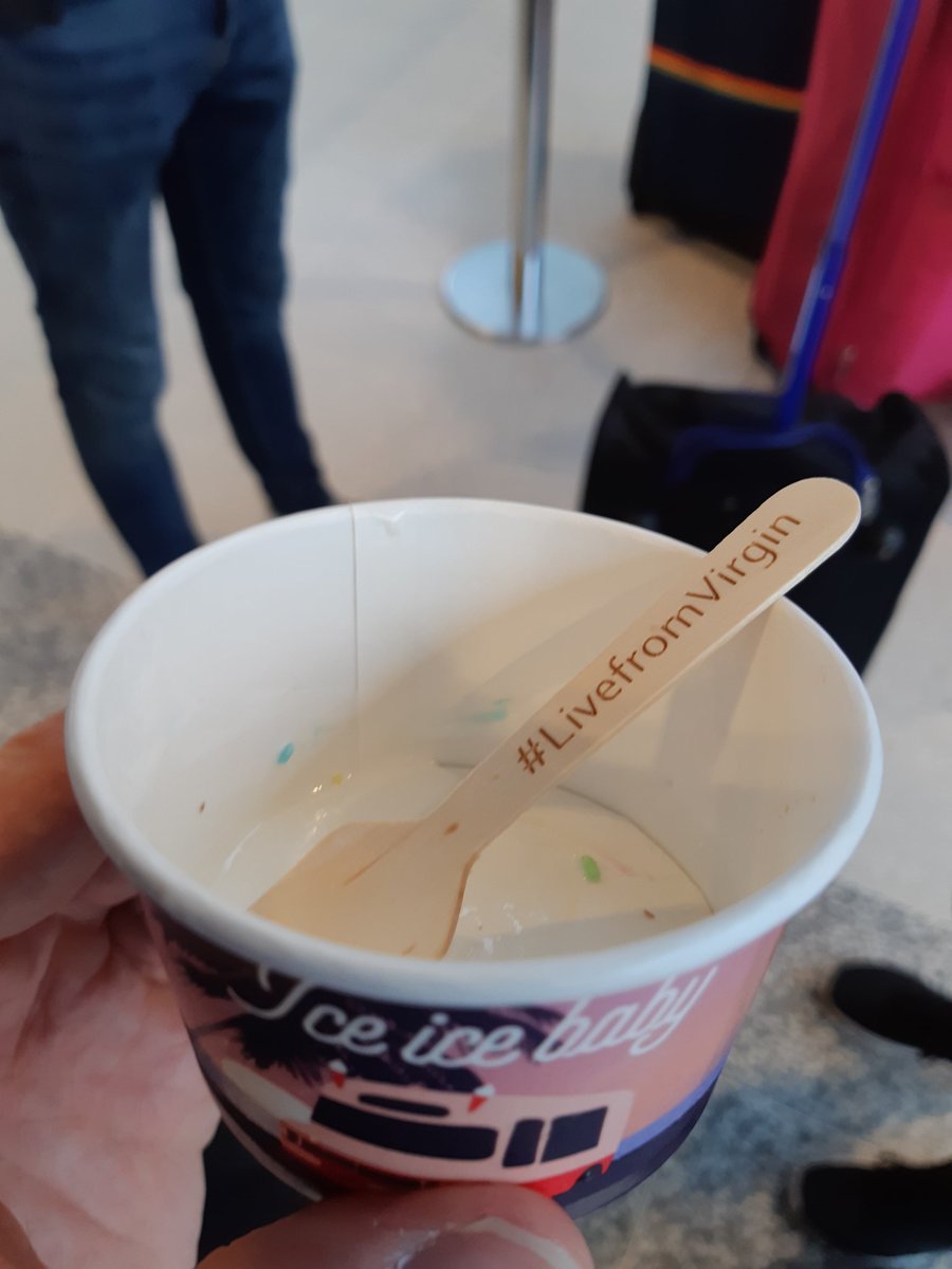 Nice touch #livefromvirgin