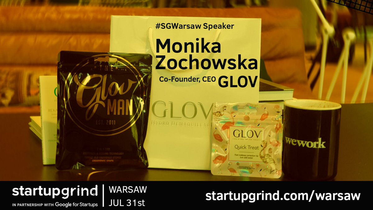 piraiee's tweet image. For those who attend @startupgrindwaw 🛍️🎁💝
There will be a lottery, the winner will get a package full of GLOV products, 3 will receive #GLOVonthego 🙋‍♀️or #GLOVmen  🙋‍♂️
See you this evening at @WeWorkLabs 🗓 ⚛
👉To meet @monazoca, enjoy networking, RSVP bit.ly/2L1t6Pw