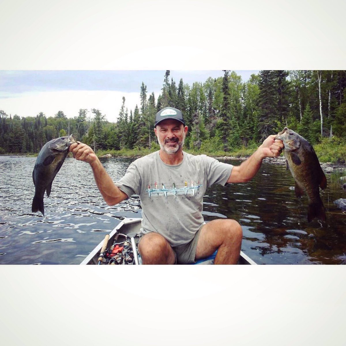 🔥Now that’s double fistin. #bass #fishing #kbsfsh