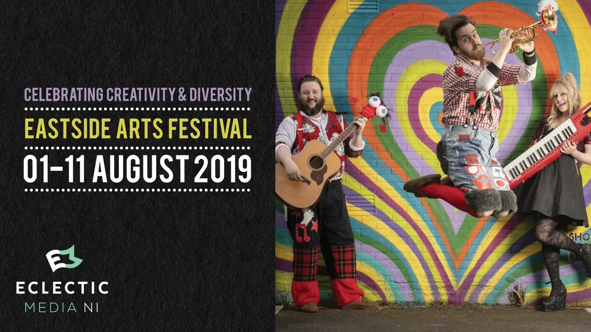 Starting tomorrow until 11 August, places and spaces across east Belfast will transform into hubs of creativity and diversity for the annual EAstside Arts Festival. eclecticmedia-ni.co.uk/eastside-arts-… #ESAFest19