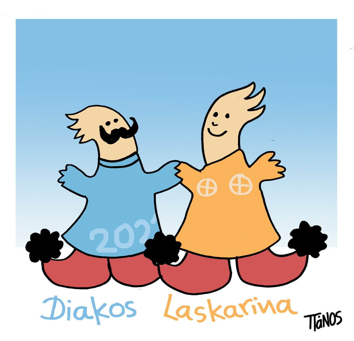 Οι μασκότ μας για το "Ελλάδα 2021"